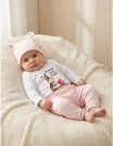 Set 3 piese Minikids, Primul Meu Paste, roz picture - 1