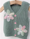 Vesta Two Flowers, verde picture - 2