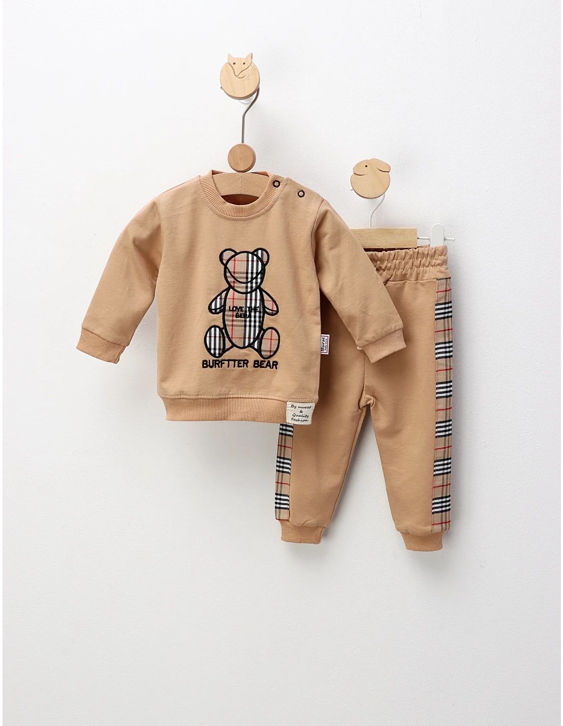 Compleu Burftter Love Bear, bej