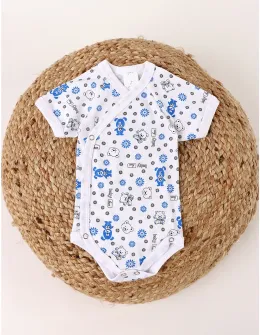 Body MS Romania baby bear, cu albastru