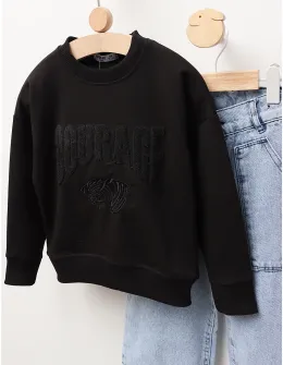 Compleu Bluza+Blug Courage, negru