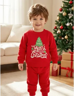 Costumas vatuit cu POP-IT, M Christmas, rosu