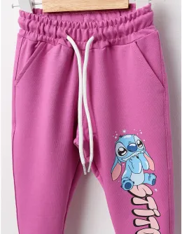 Pantaloni trening Stitch mov