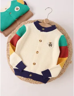 Pulover Cool Forlyd Bear, crem 116 (5-6 ani)