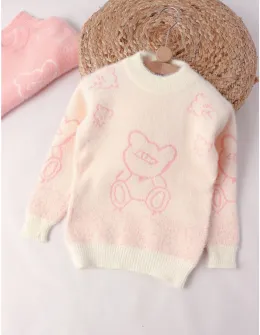 Pulover Mohair Kiara, ecru