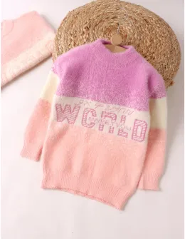 Pulover Mohair Sweet You, mov-corai