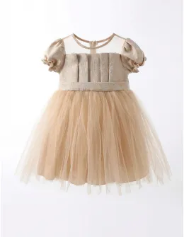 Rochita cu tulle Carla, model bej