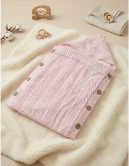Sac de dormit, croset-cocolino, bebe, roz