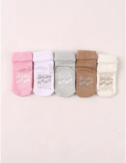 Set 5 perechi sosete BEST MUM fetite