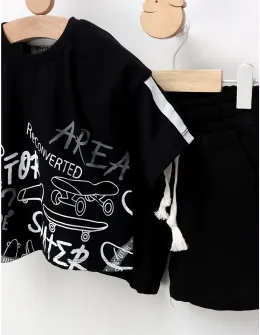 Set de vara, For Skater, cu negru