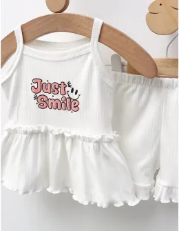 Set de vara, Just Smile, alb