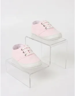 Tenisi bebe, First Steps, cu roz