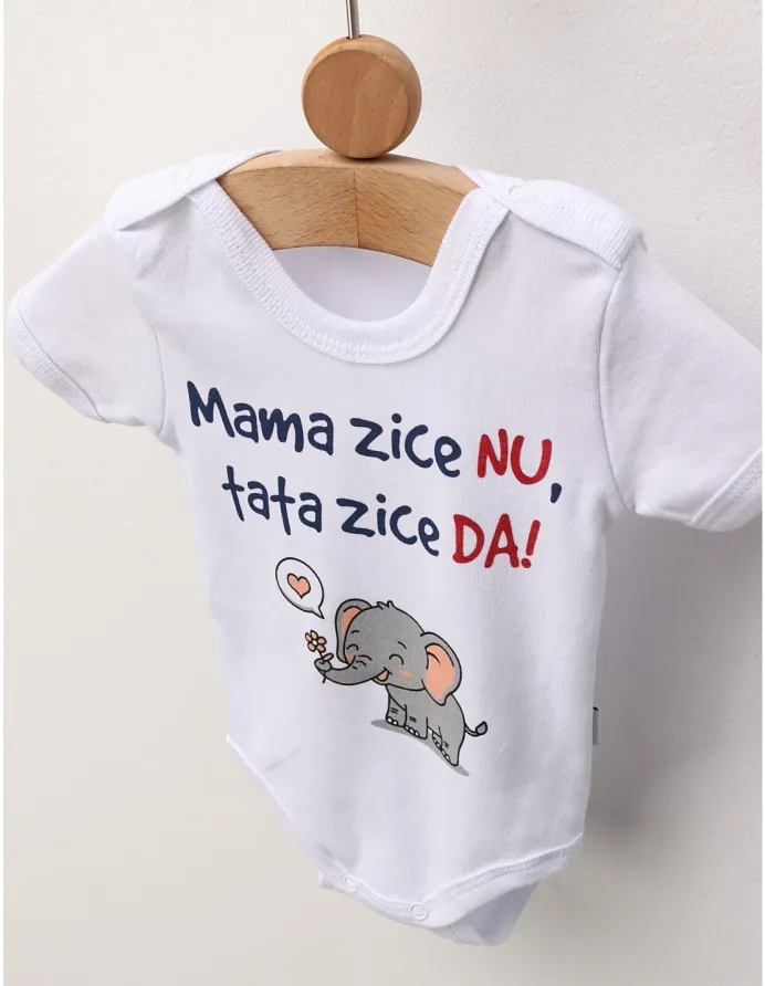 Body MS, Mama zice NU, Tata zice Da!, alb-albastru picture - 2