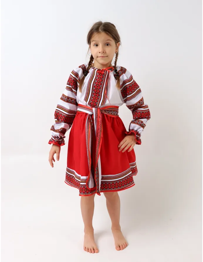 Costum national DANA alb-rosu picture - 5