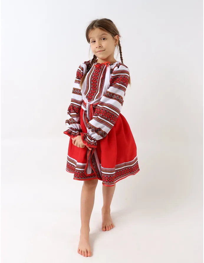 Costum national DANA alb-rosu picture - 12
