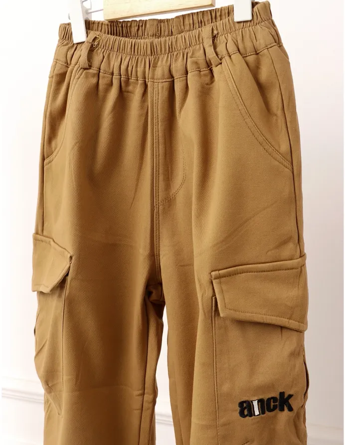 Pantaloni imblaniti, Cargo Ainck Tactics, maro picture - 3