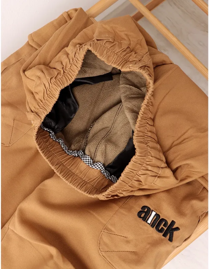 Pantaloni imblaniti, Cargo Ainck Tactics, maro picture - 4