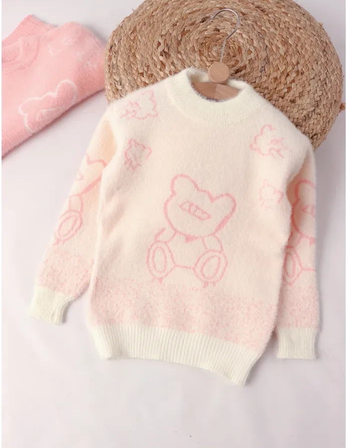 Pulover Mohair Kiara, ecru picture - 2