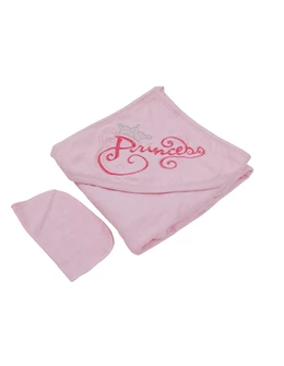Prosop baie cu batista roz Princess 90x90