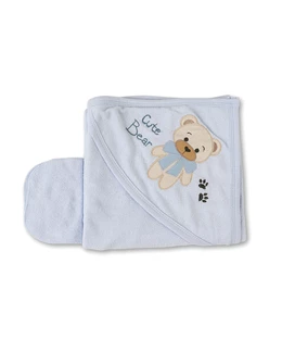Prosop de baie, Cute Bear, albastru
