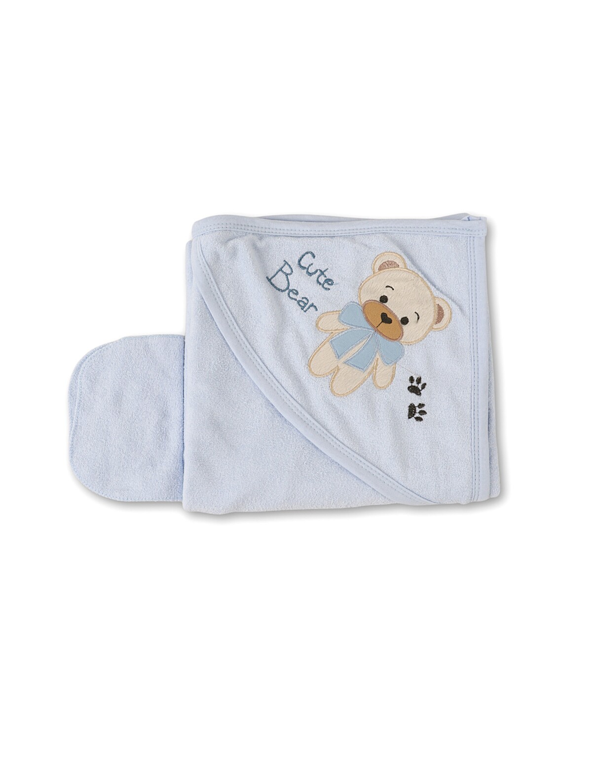 Prosop de baie, Cute Bear, albastru