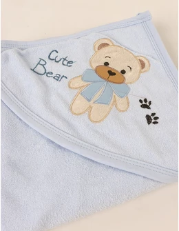 Prosop de baie, Cute Bear, albastru