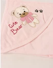 Prosop de baie, Cute Bear, roz picture - 2