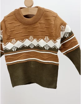 Pulover baietei Guliver maro