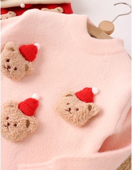 Pulover Cei Trei Ursuleti, roz