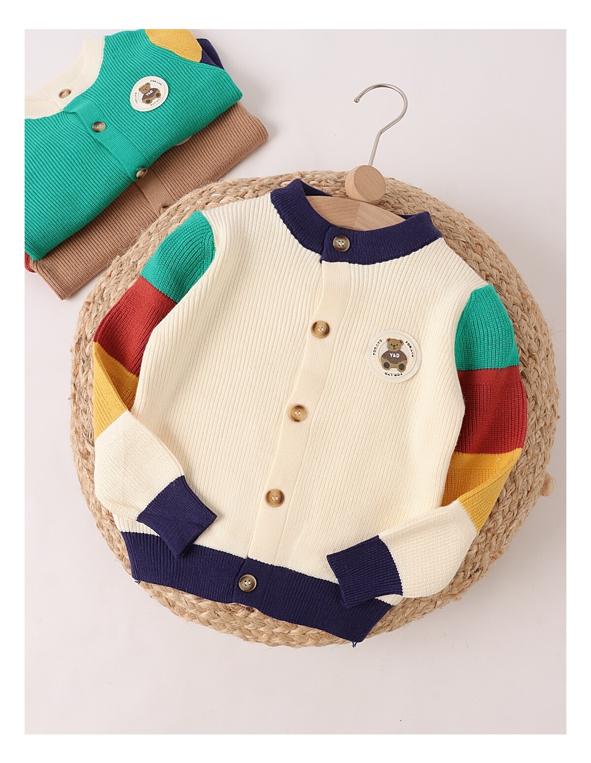 Pulover Cool Forlyd Bear, crem