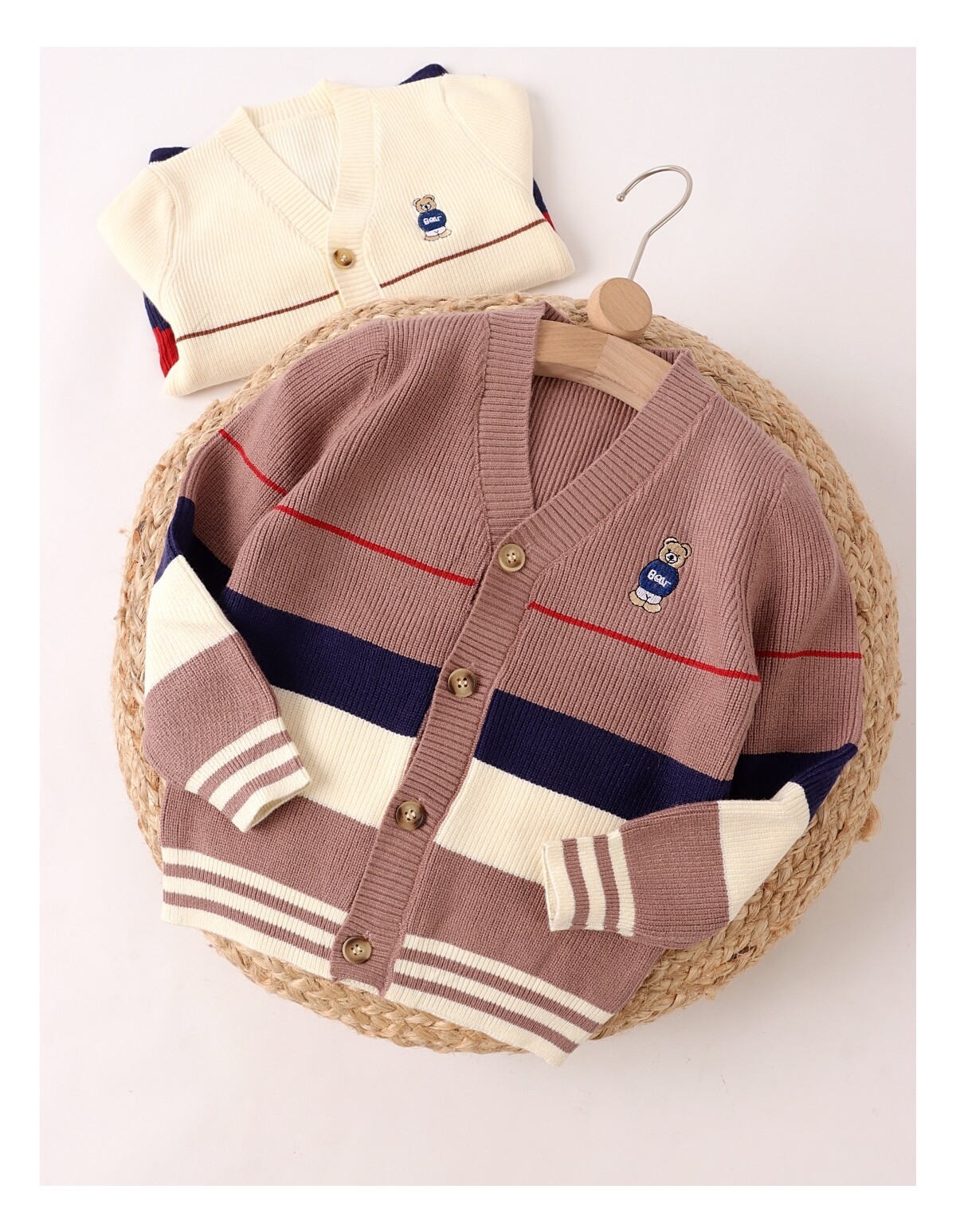 Pulover Cool Street Bear, maro