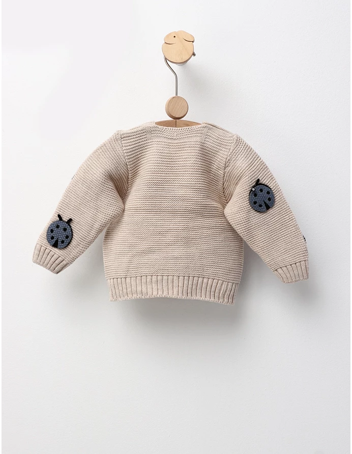 Pulover Crosetel Gargarite, crem picture - 3