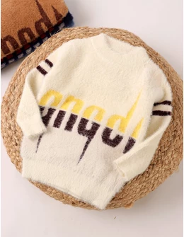 Pulover Gnuffy Racer, alb