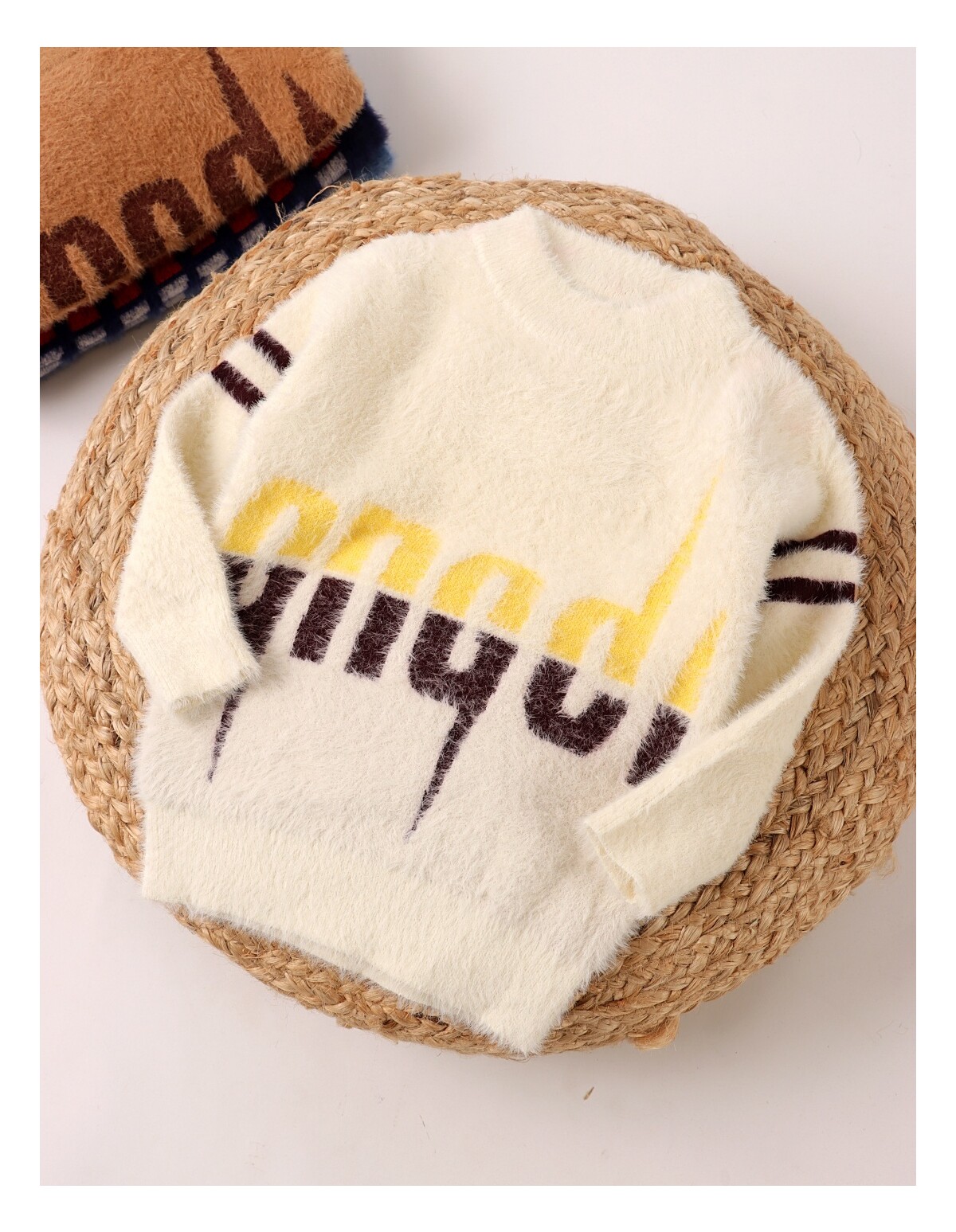 Pulover Gnuffy Racer, alb