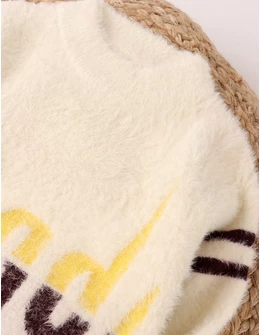 Pulover Gnuffy Racer, alb