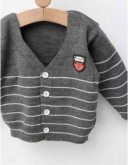 Pulover GogoBici clasic gri inchis