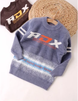 Pulover Mohair, ADX Fashion, albastru