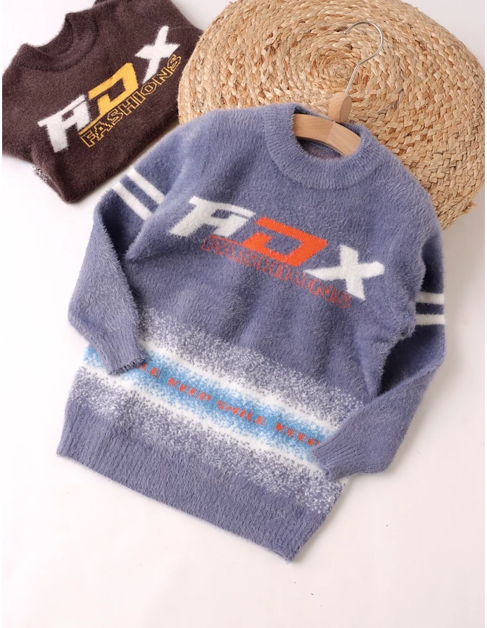 Pulover Mohair, ADX Fashion, albastru picture - 2