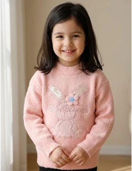 Pulover Mohair, BlooBloom, corai