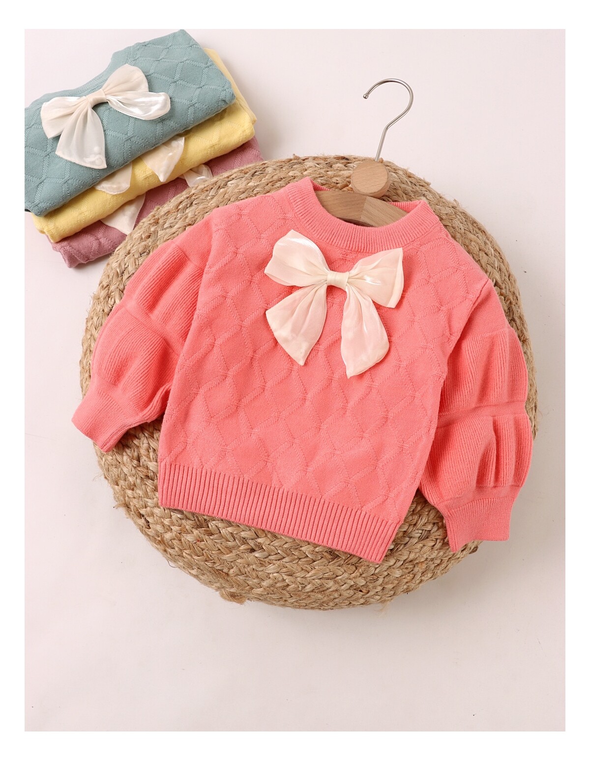 Pulover Mohair, cu fundita, corai