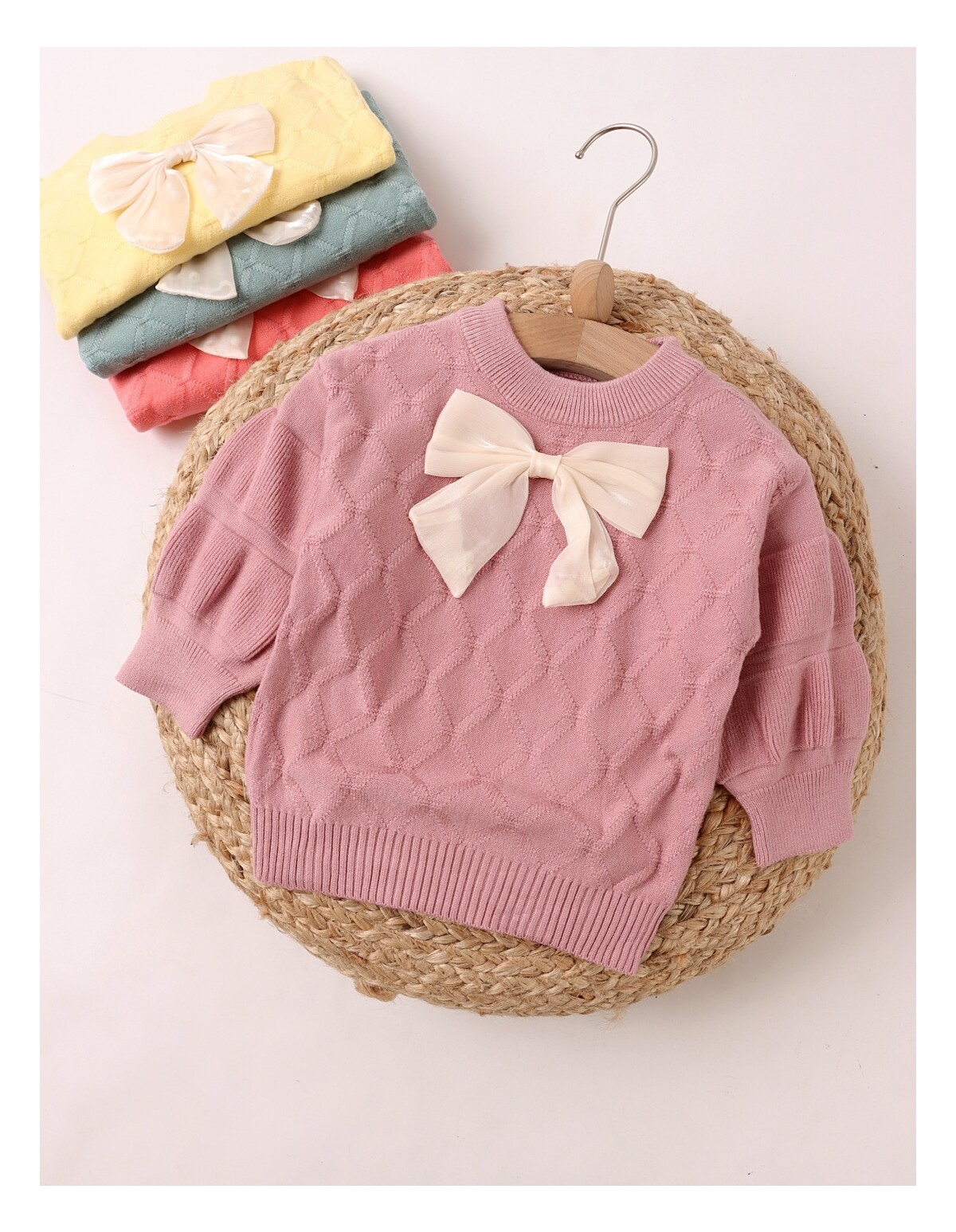 Pulover Mohair, cu fundita, mov