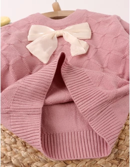 Pulover Mohair, cu fundita, mov