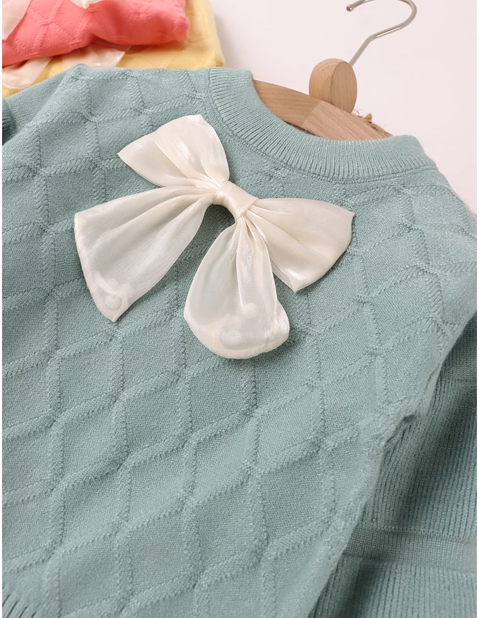 Pulover Mohair, cu fundita, verde picture - 2