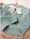 Pulover Mohair, cu fundita, verde picture - 3