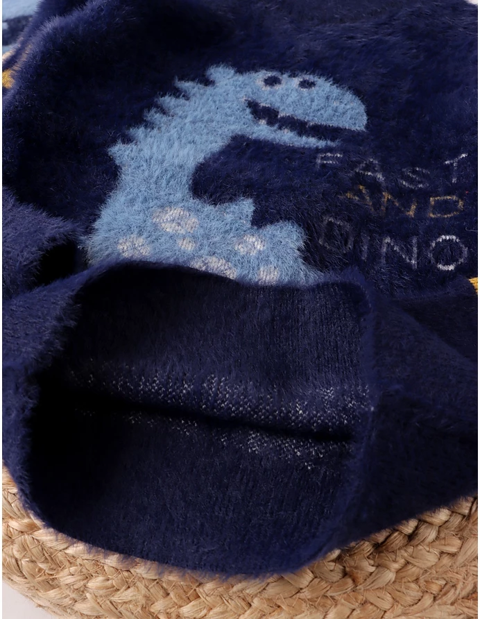 Pulover Mohair, Fast And Dino, bleumarin picture - 4