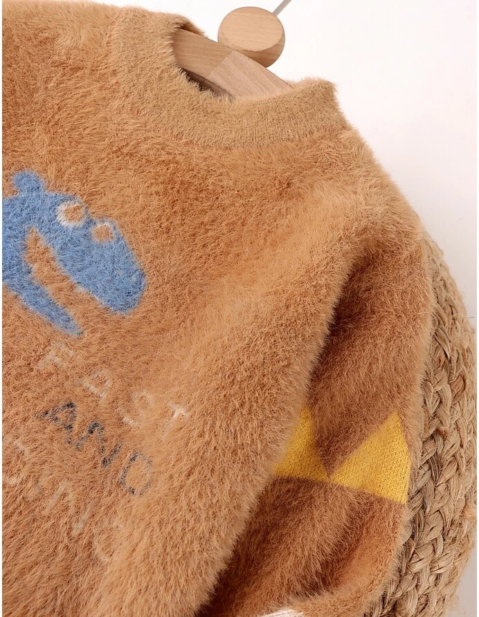 Pulover Mohair, Fast And Dino, maro picture - 3