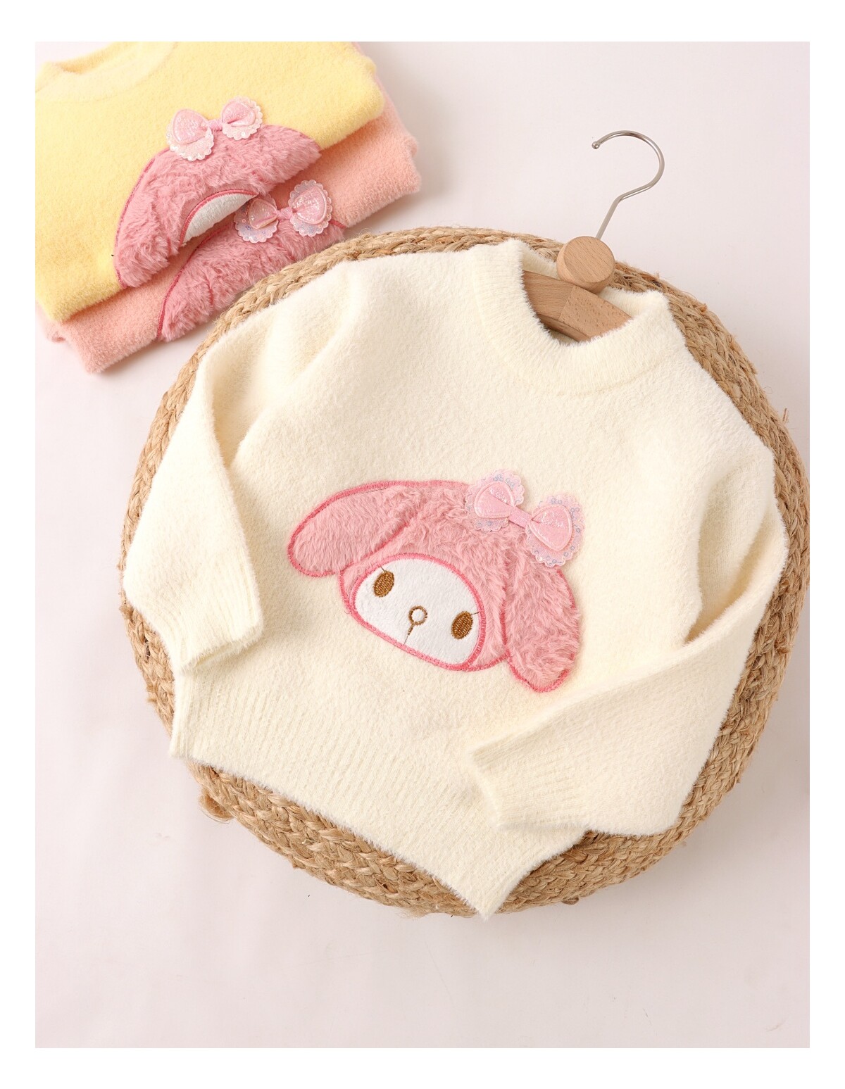 Pulover Mohair Iepurila, ecru