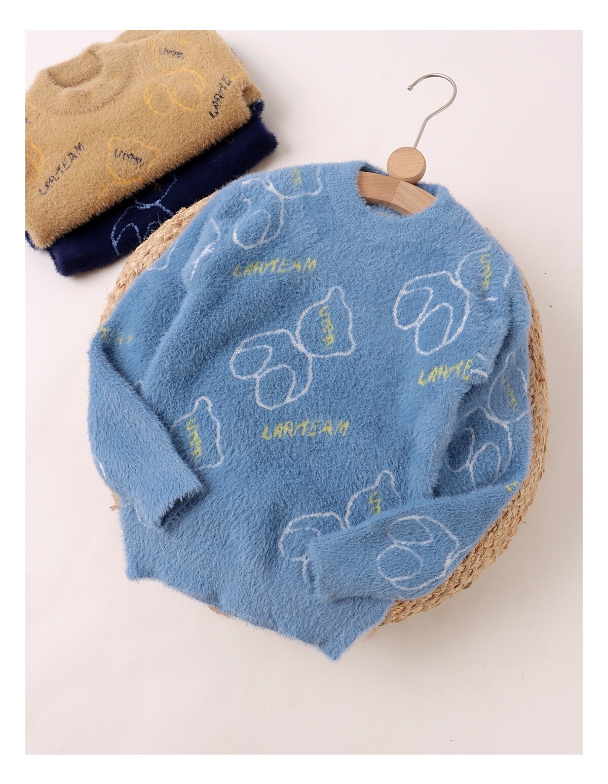 Pulover Mohair, Keep & Moovin, albastru