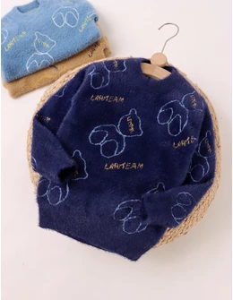 Pulover Mohair, Keep & Moovin, bleumarin