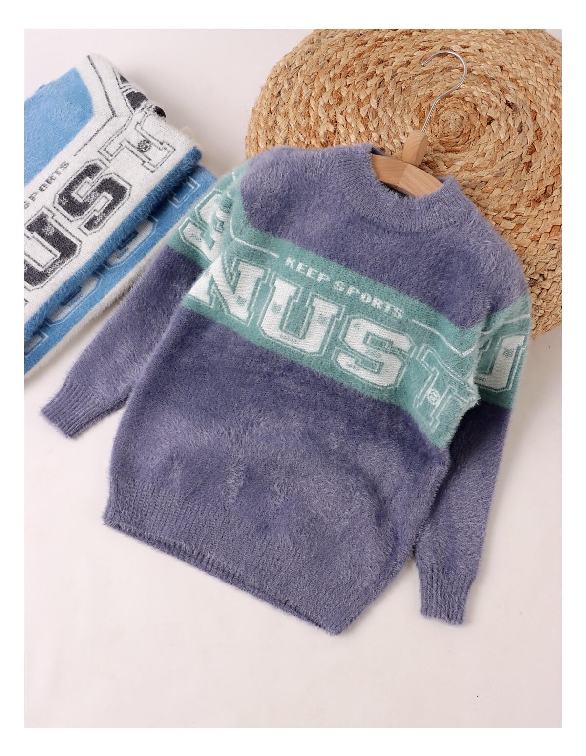 Pulover Mohair, Keep & Sports, verde